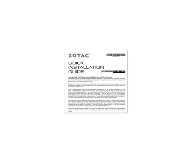 Zotac GeForce GTX 1050 Ti OC 4GB GDDR5 - 357483 - zdjęcie 8